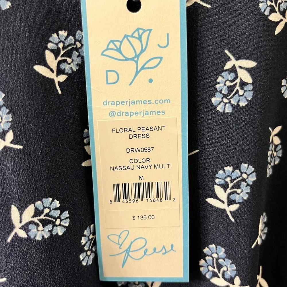 NWT Draper James floral peasant dress - Picture 5 of 5